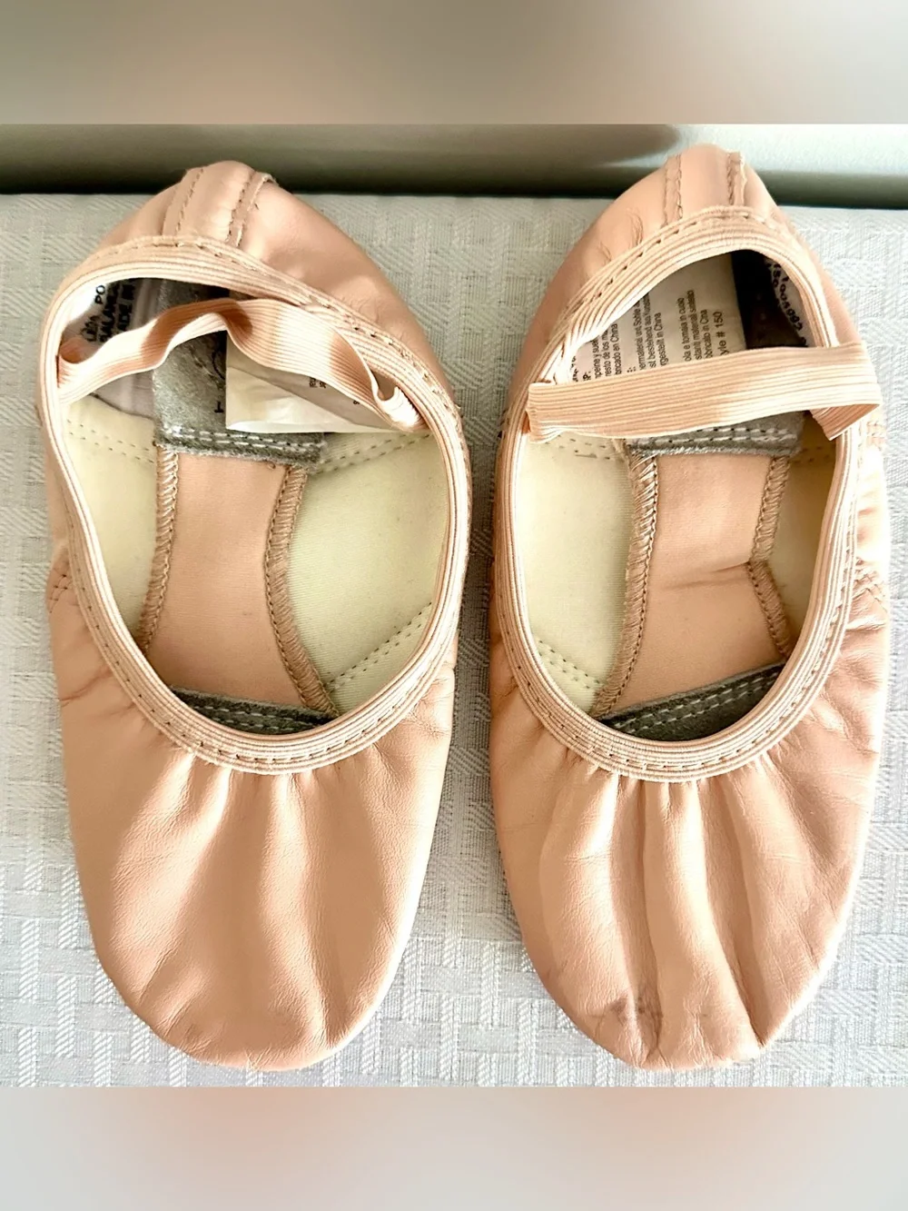 Revolution Style 150 Leather Ballet Shoes Size 2 AD Pink Split Sole Dance